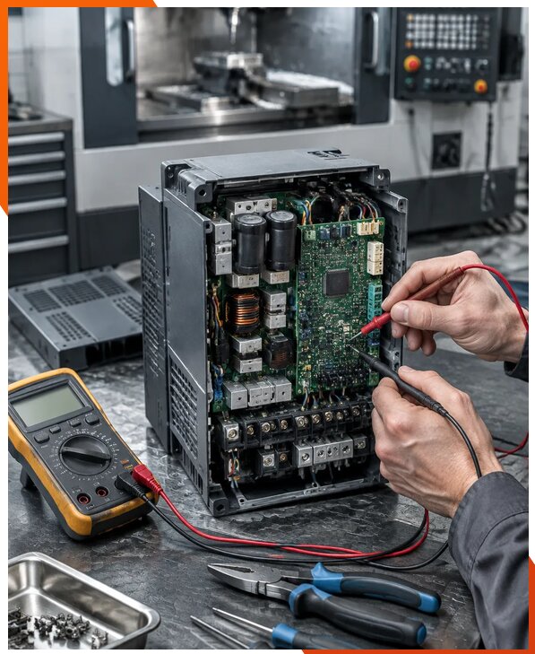Ремонт частотных преобразователей для станков в Муравленке